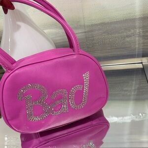 Amina muaddi Pink Rhinestone Embellished Women's Bag